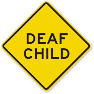 Deaf Child Sign in Katy