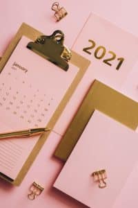 2021 resolutions list